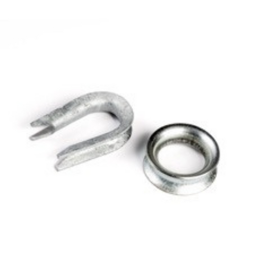 Guardacabos para eslingas y anclajes | Abiertos Ø6 y Ø12 mm – Redondos Ø15/35 mm